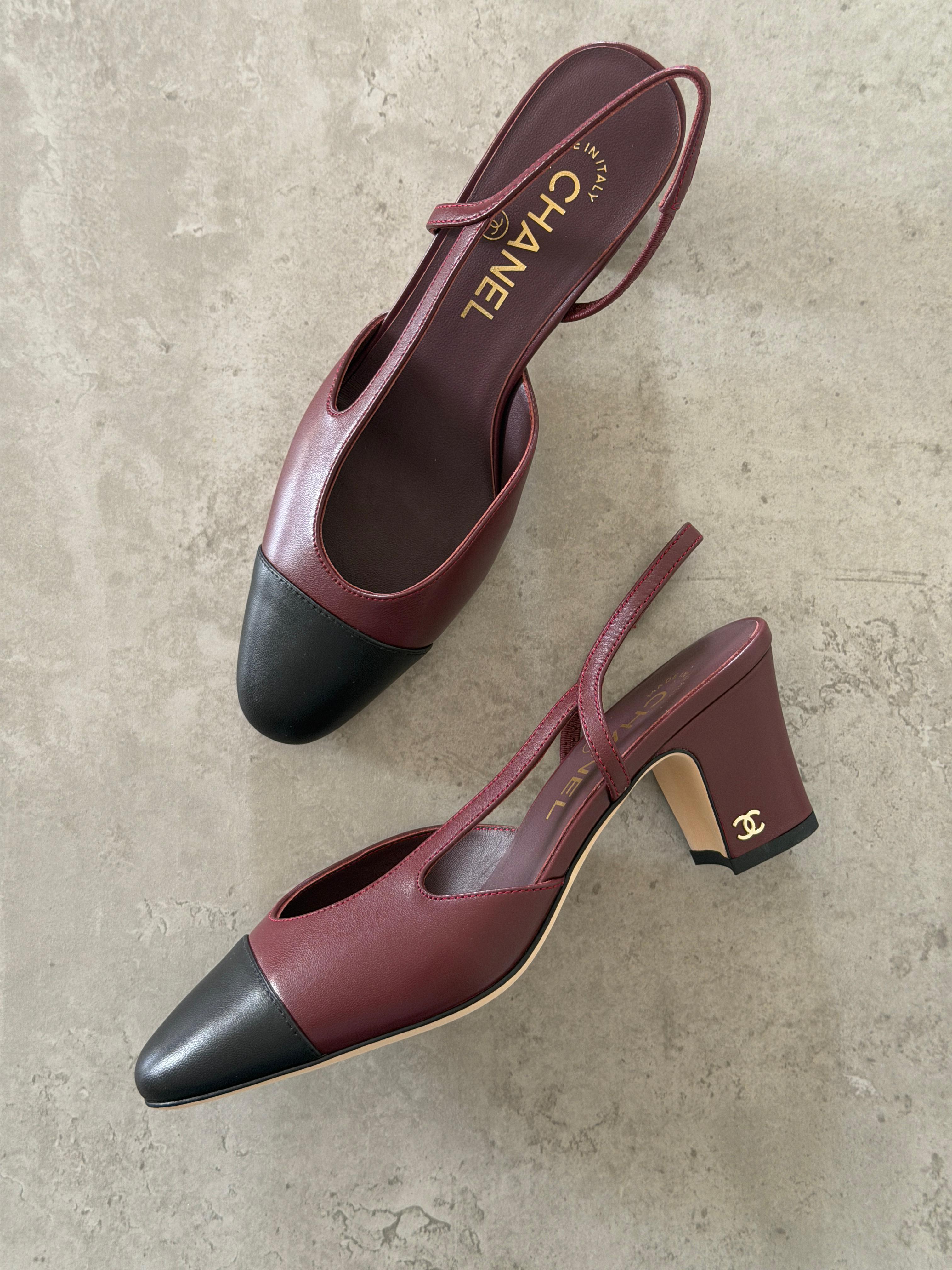 Chanel Heeled Slingbacks