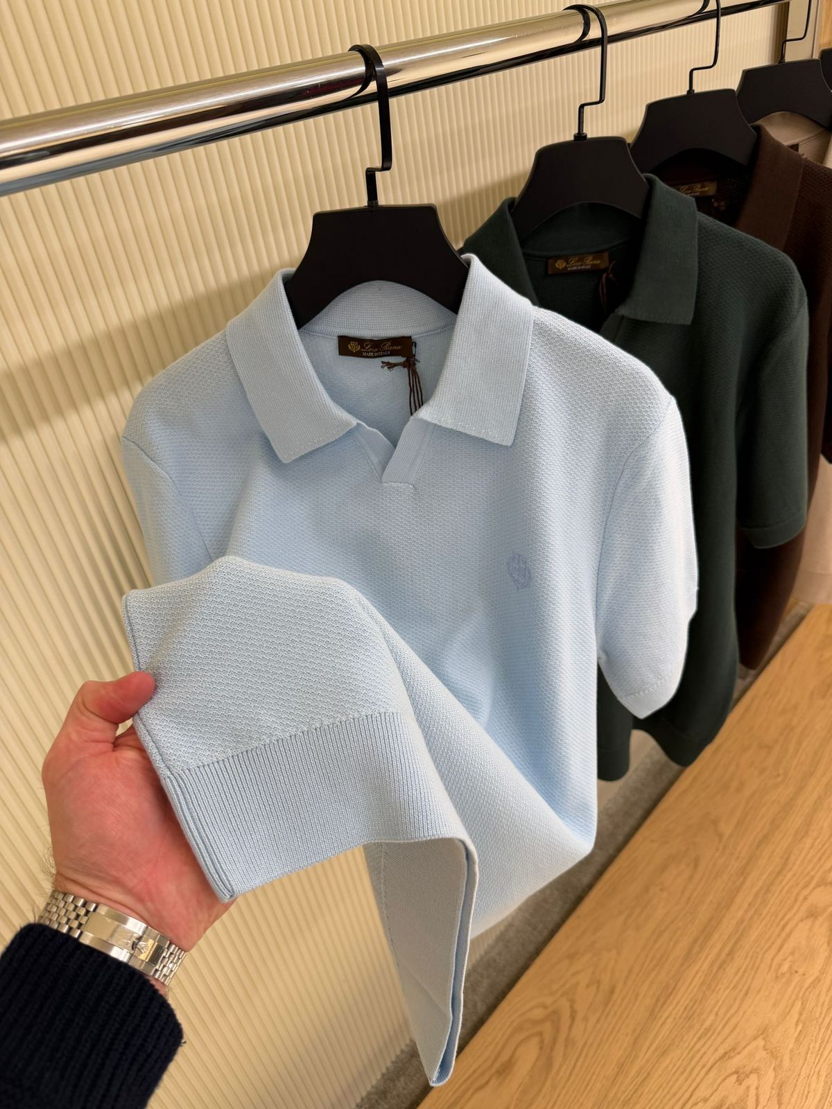 Loro Piana Silk And Linen-Blend Polo-Shirt