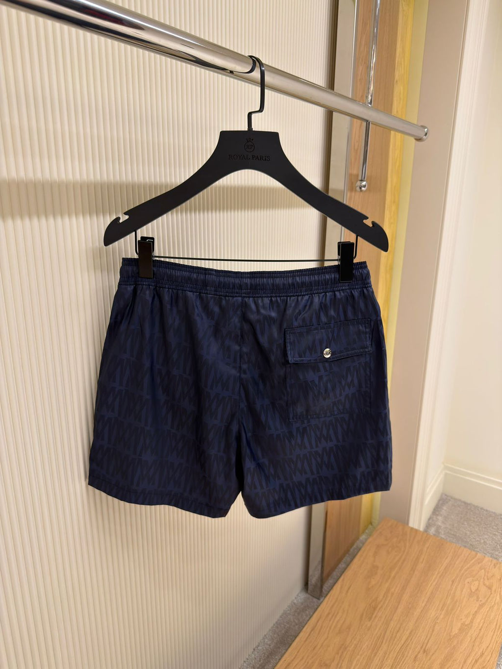 Moncler Brown All-over Monogram Swim Shorts