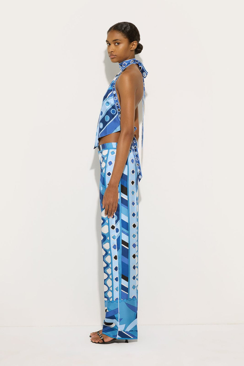Pucci Blue Vivara-print set