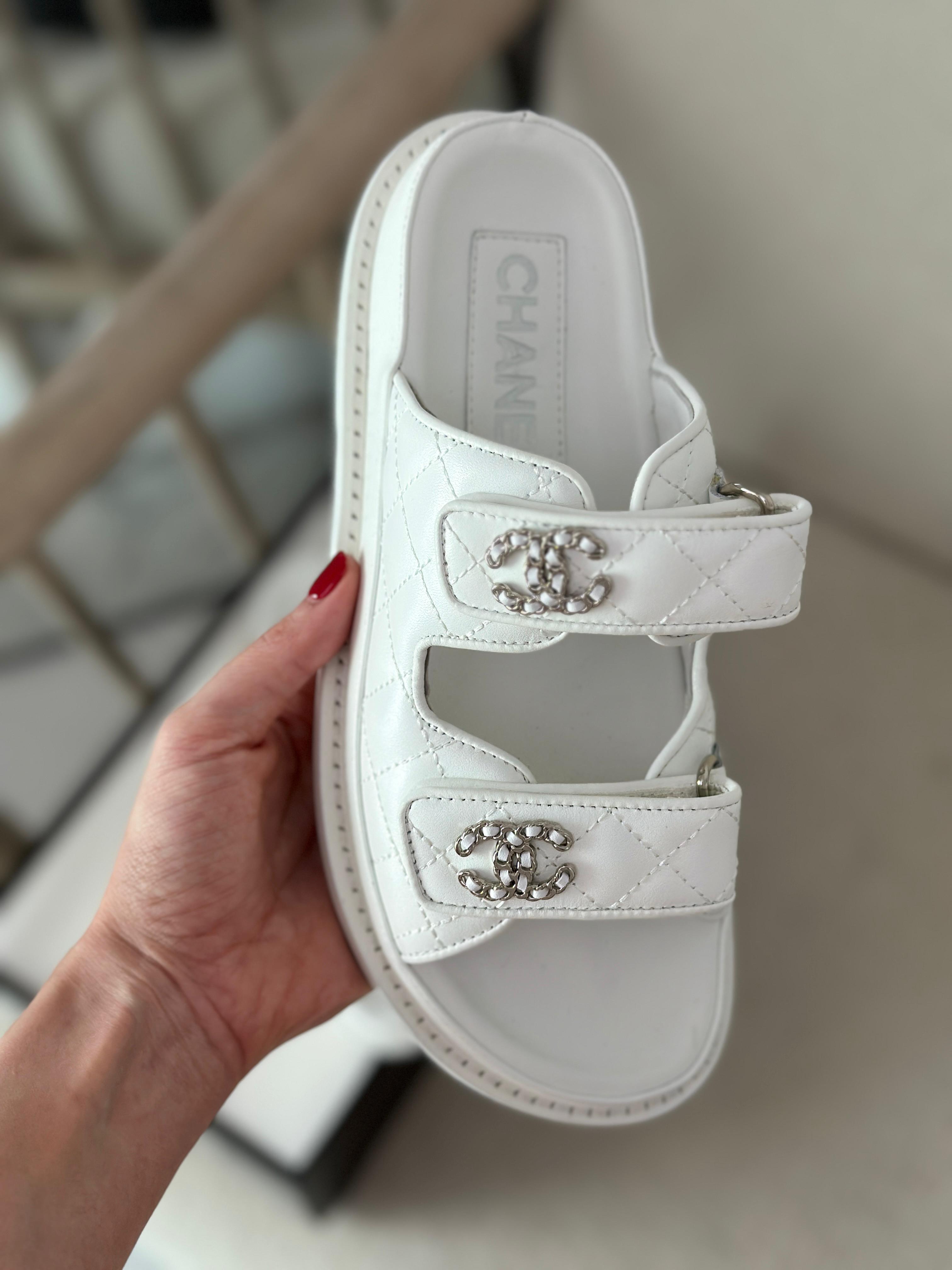 Chanel Lambskin sandals