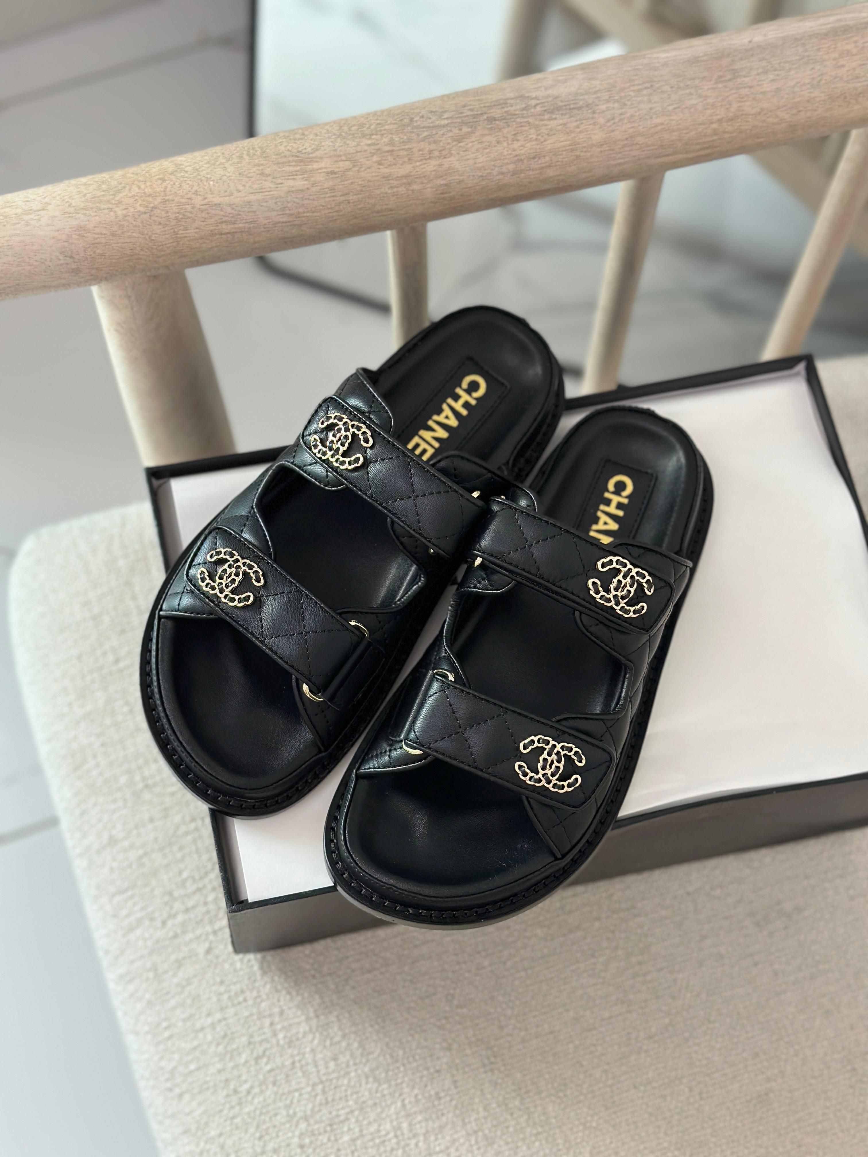 Chanel Lambskin sandals