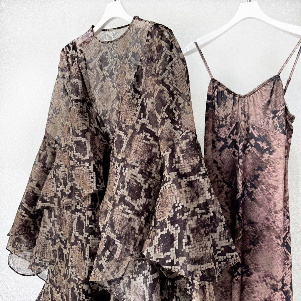 Zimmermann HYPNOTIC CASCADING MAXI DRESS