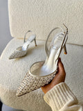 René Caovilla Embellished Pumps