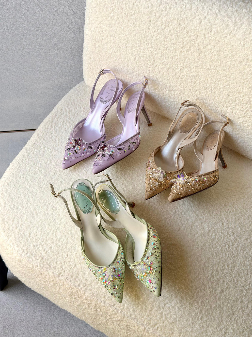 René Caovilla Cinderella 80mm Pumps
