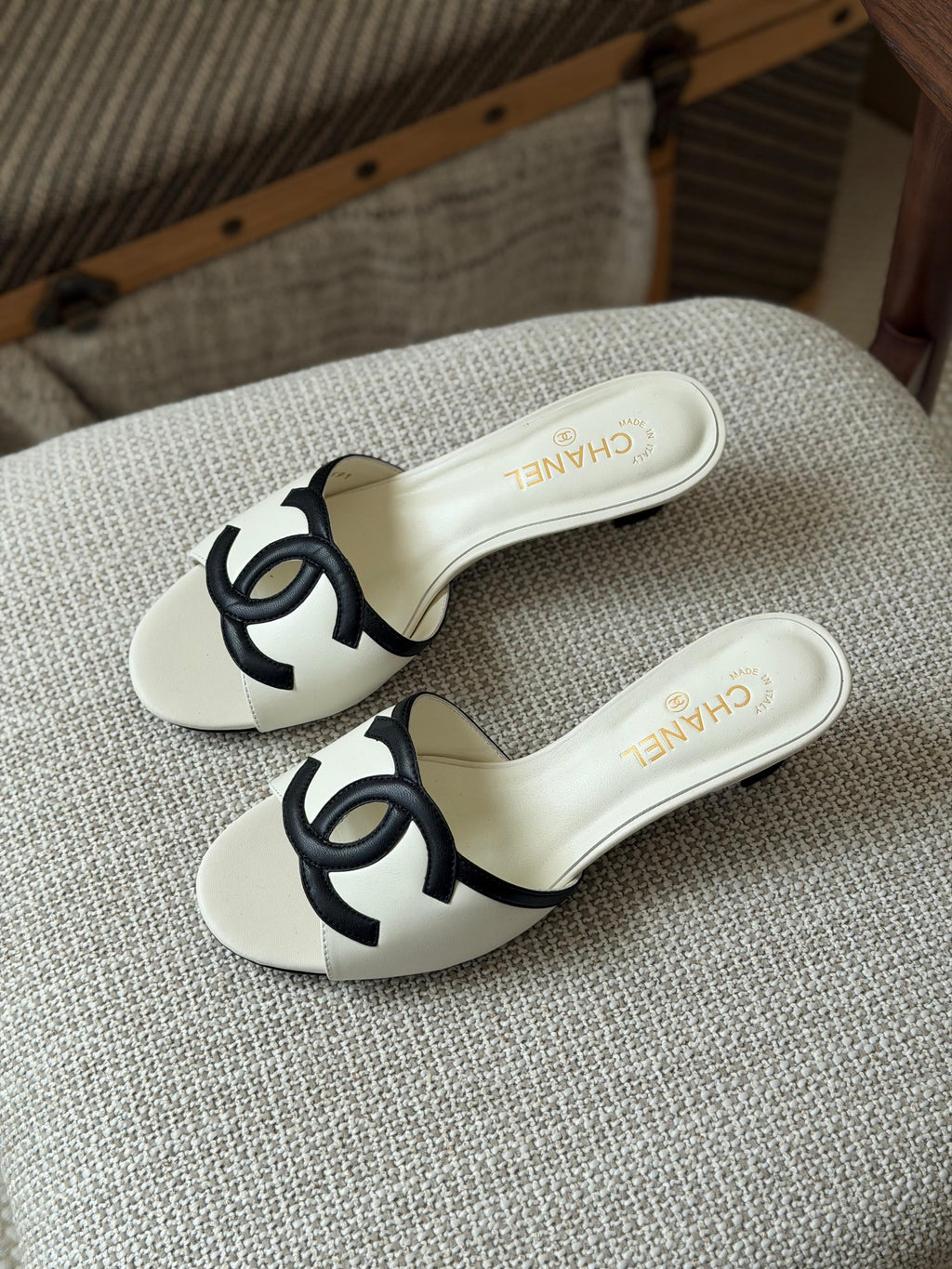 Chanel Lambskin Sandals
