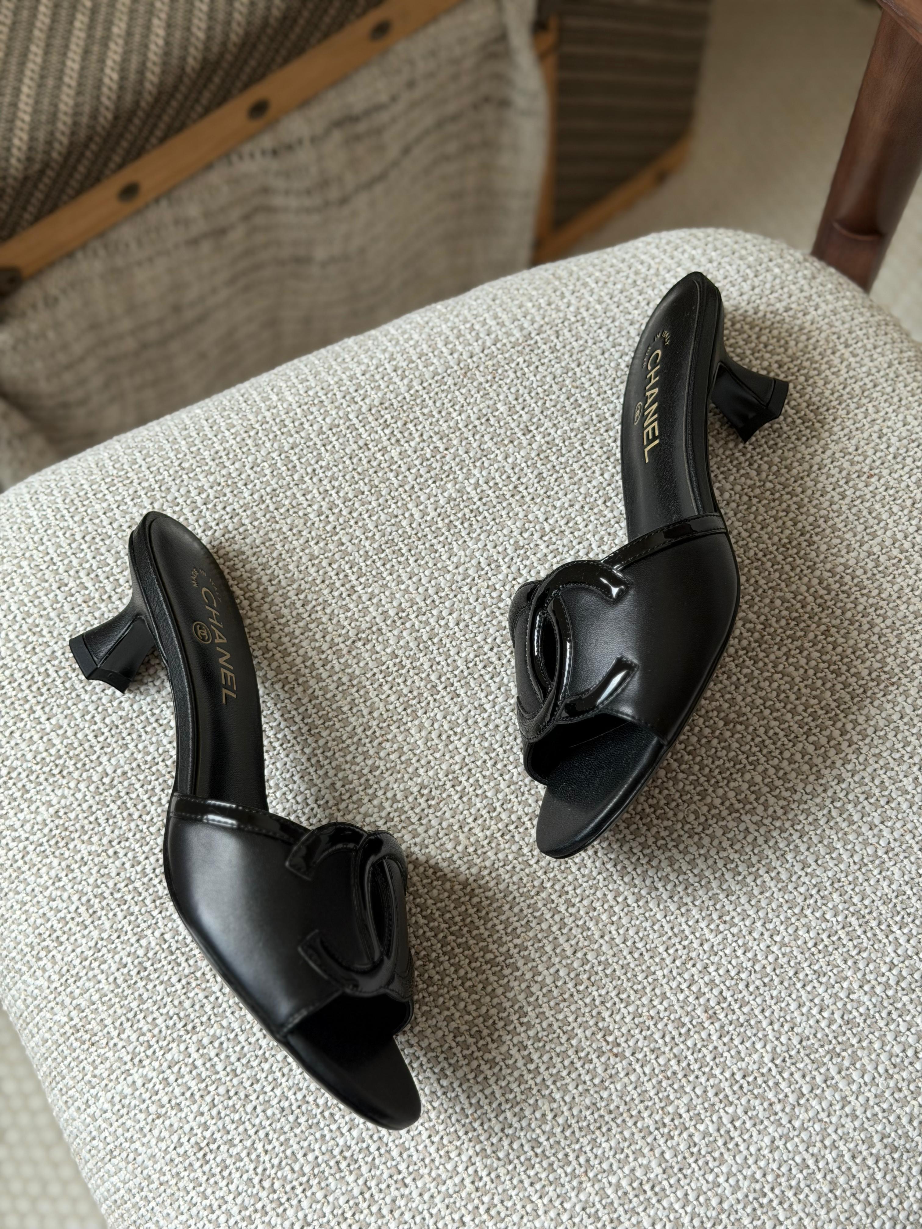 Chanel Lambskin Sandals