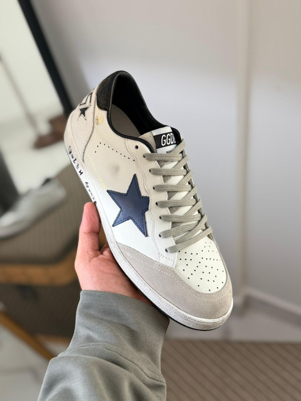 Golden Goose Leather Ball Star Sneakers