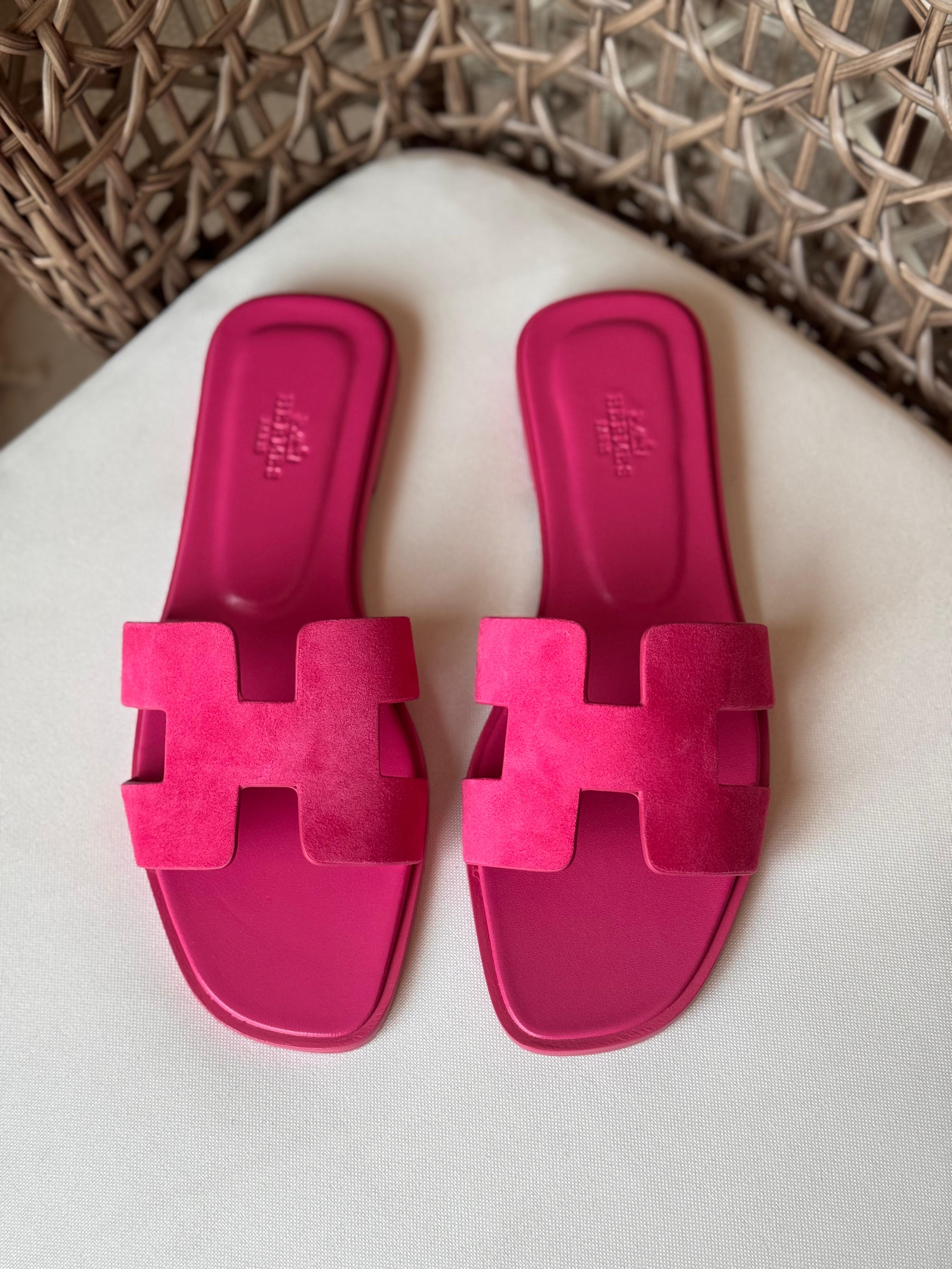 Hermes Oran Sandal Goatskin