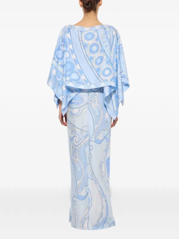 PUCCI Orchidee And Soleil-print Silk Dress