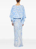 PUCCI Orchidee And Soleil-print Silk Dress
