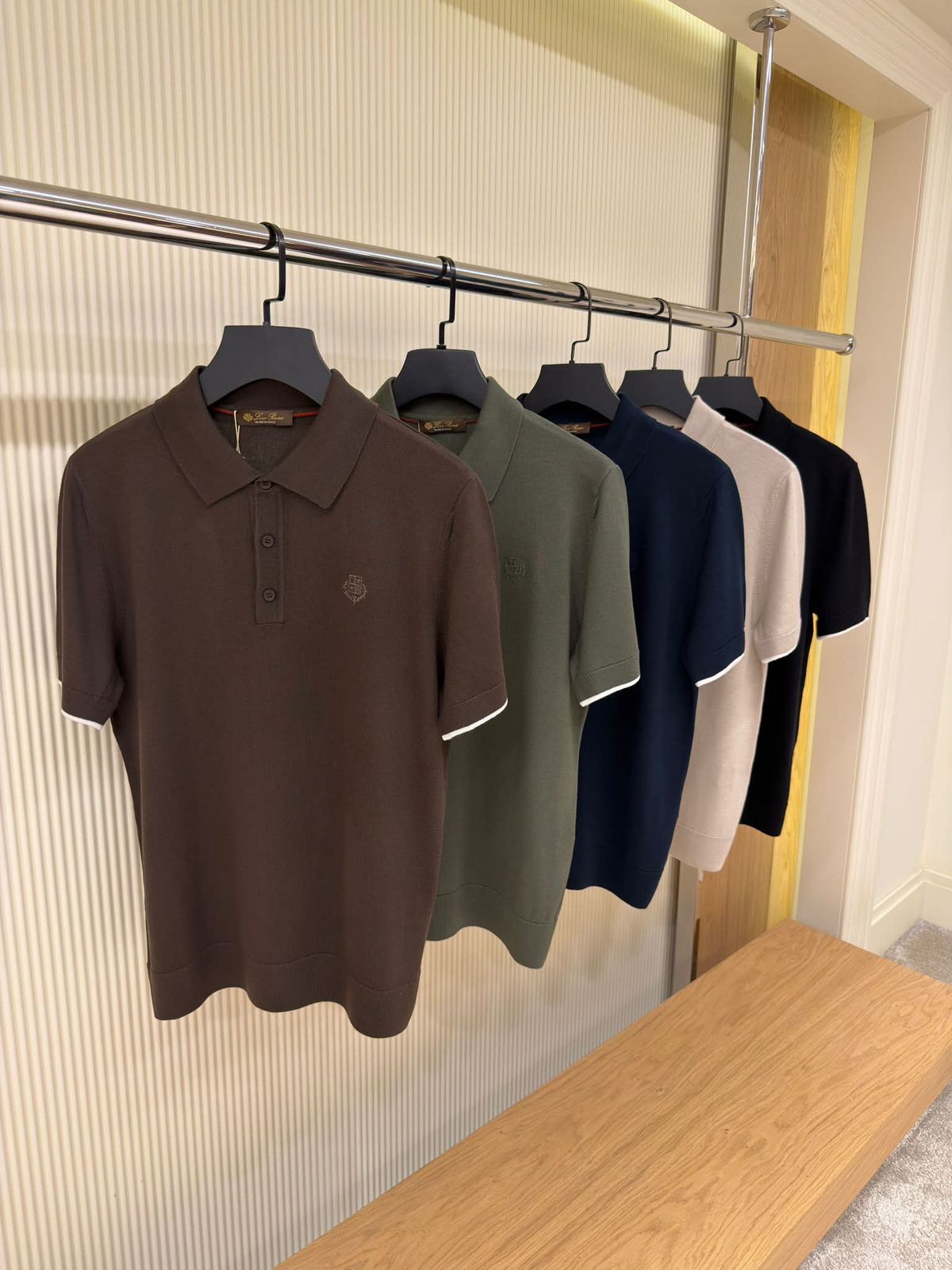 Loro Piana Polo Shirt Cashmere, Silk