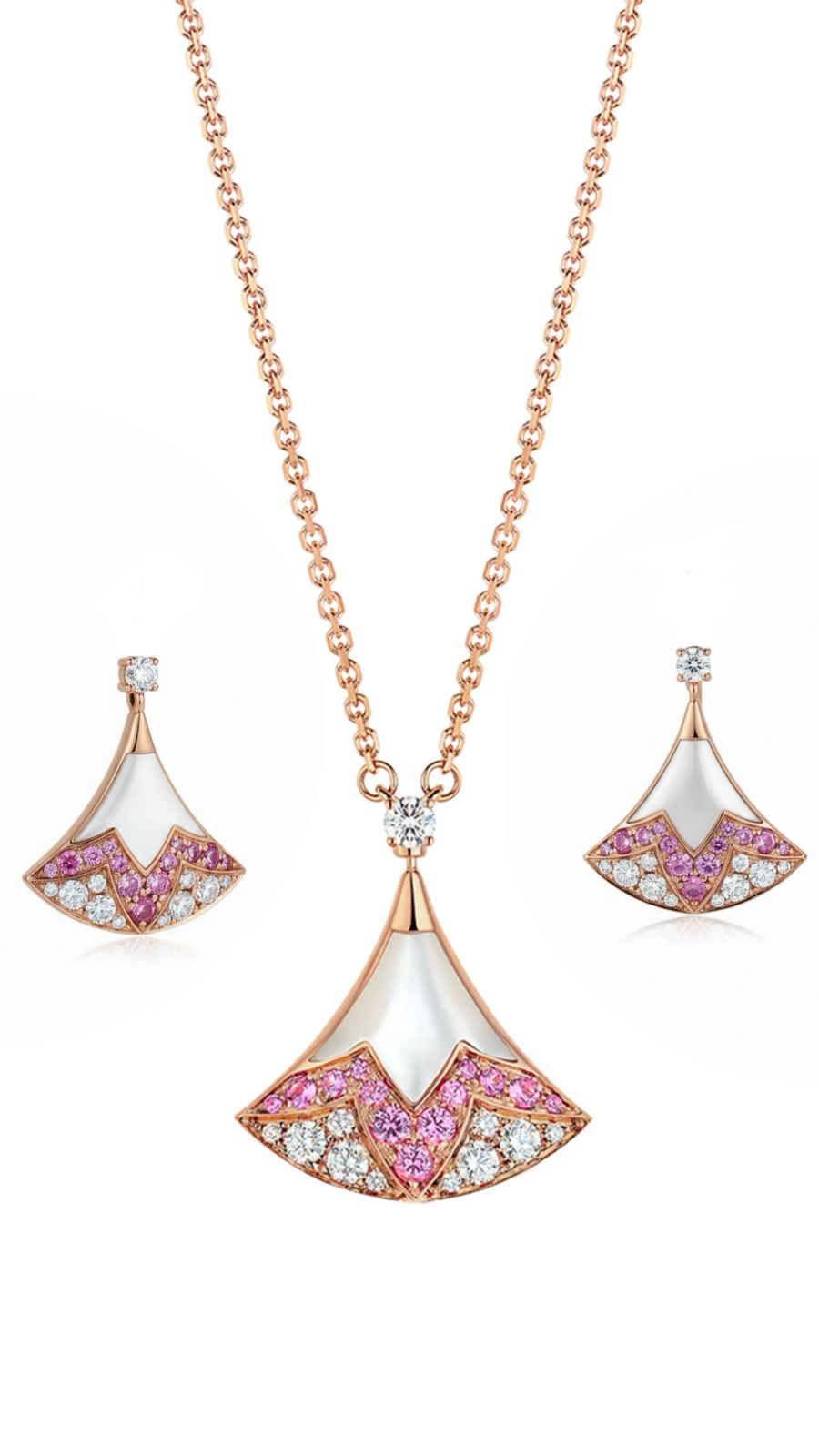 BVLGARI Special edition Divas' Dream Necklace & Earings