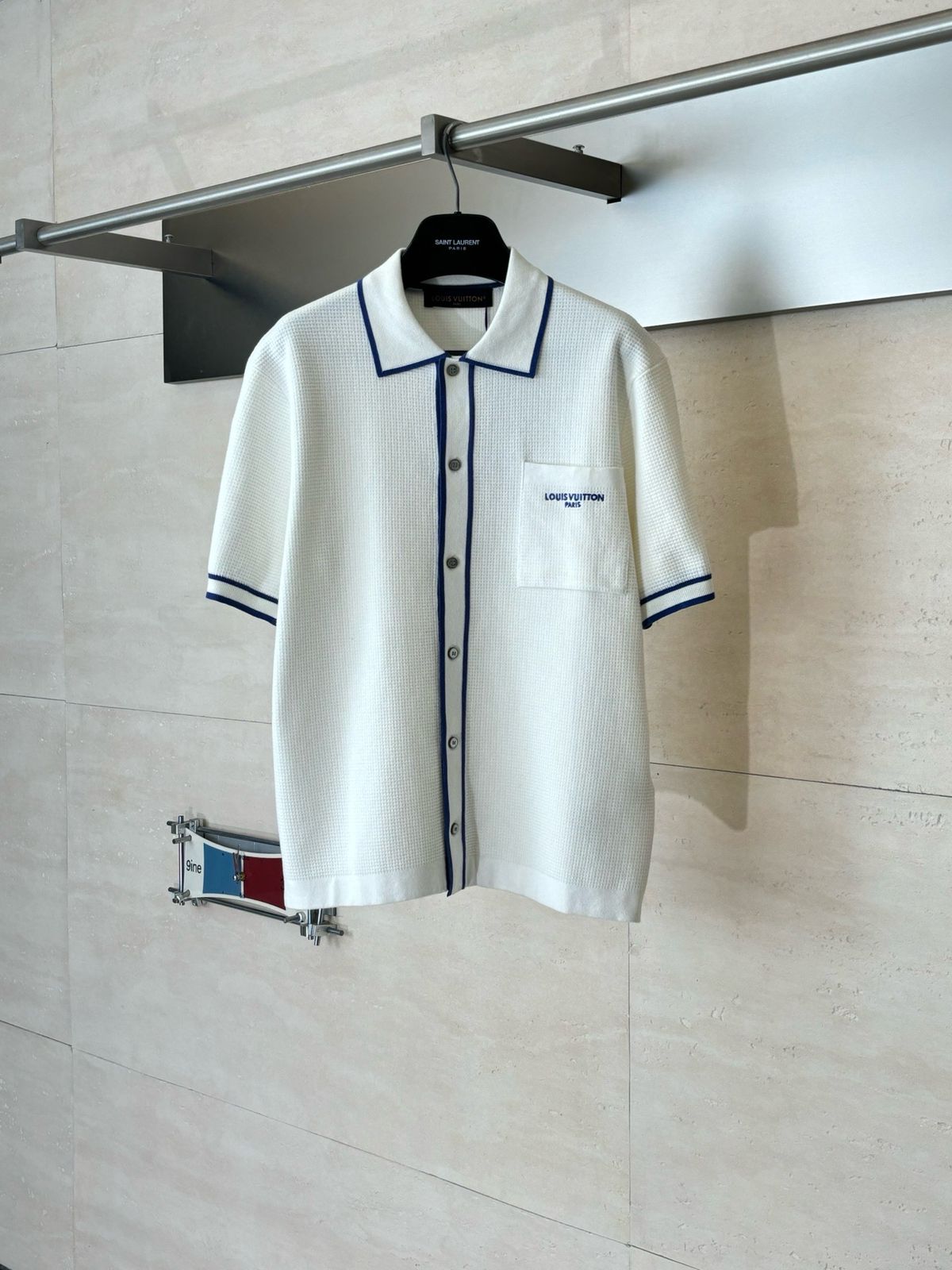 Louis Vuitton Waffle Signature Short-Sleeved Shirt
