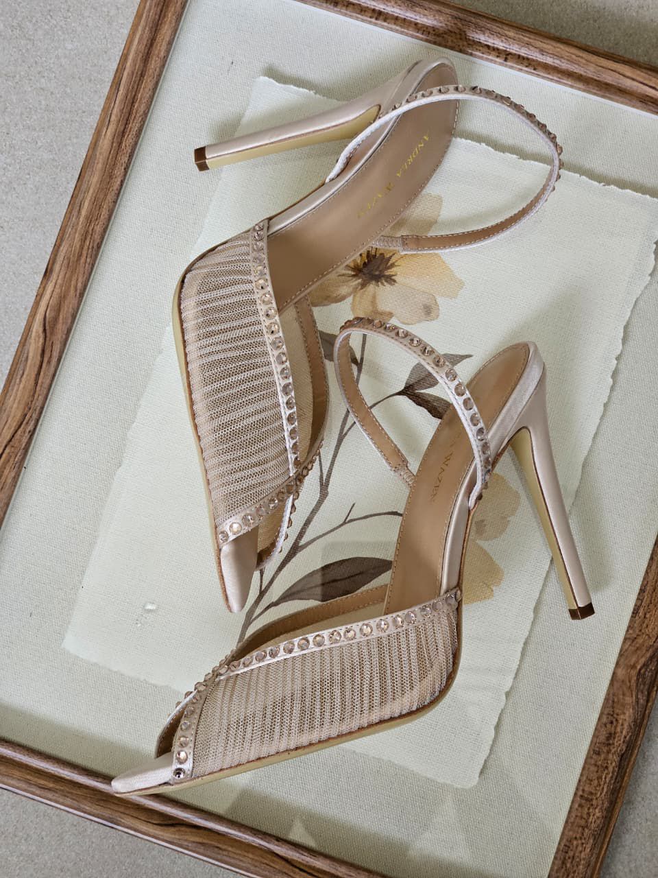 Andrea Wazen Katy 105 slingback pumps