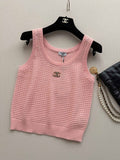 Chanel Sleeveless Tops