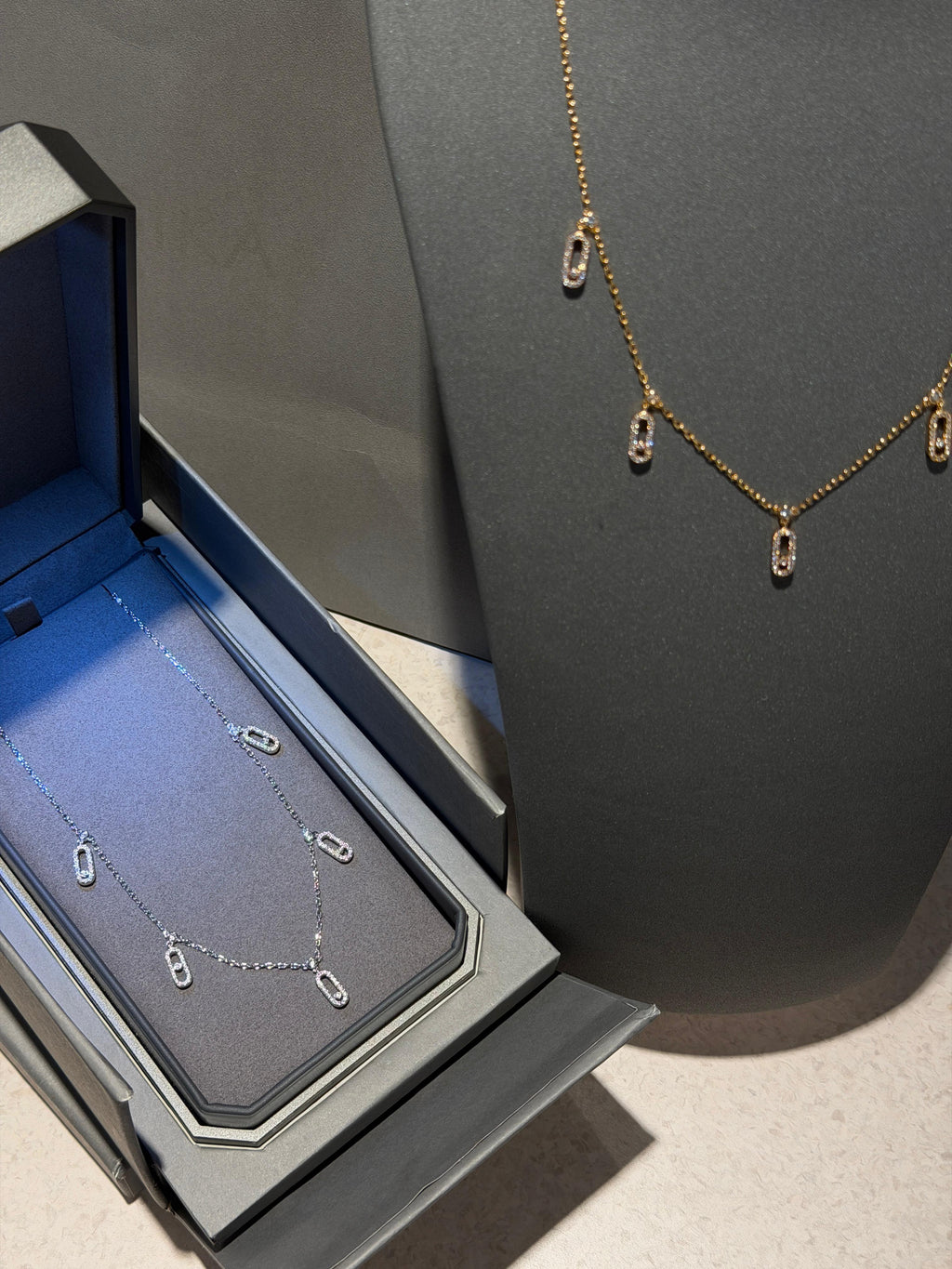 MESSIKA MOVE UNO PAVÉ DROP PENDANT CHOKER