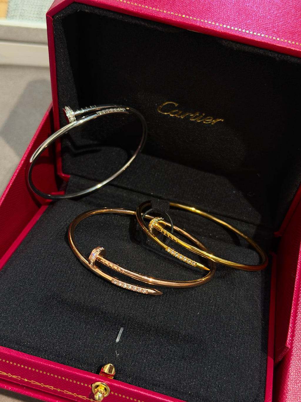Cartier just un clou New Bangle with Stone.