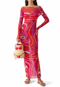 Pucci Pink Marmo-print Dress
