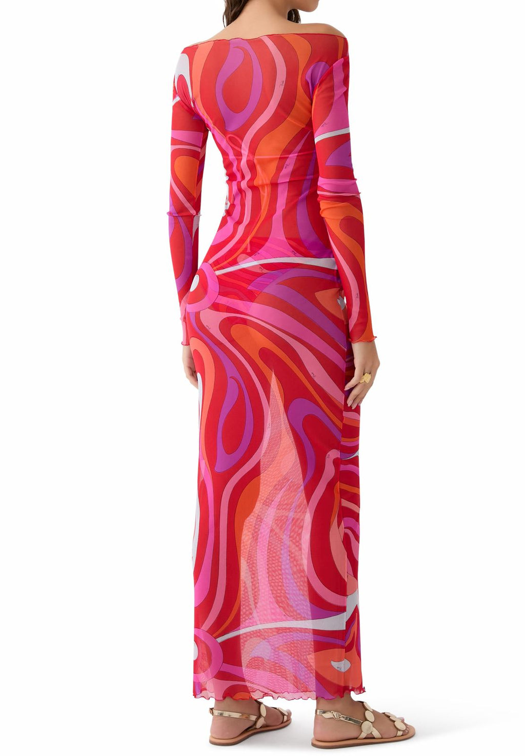 Pucci Pink Marmo-print Dress