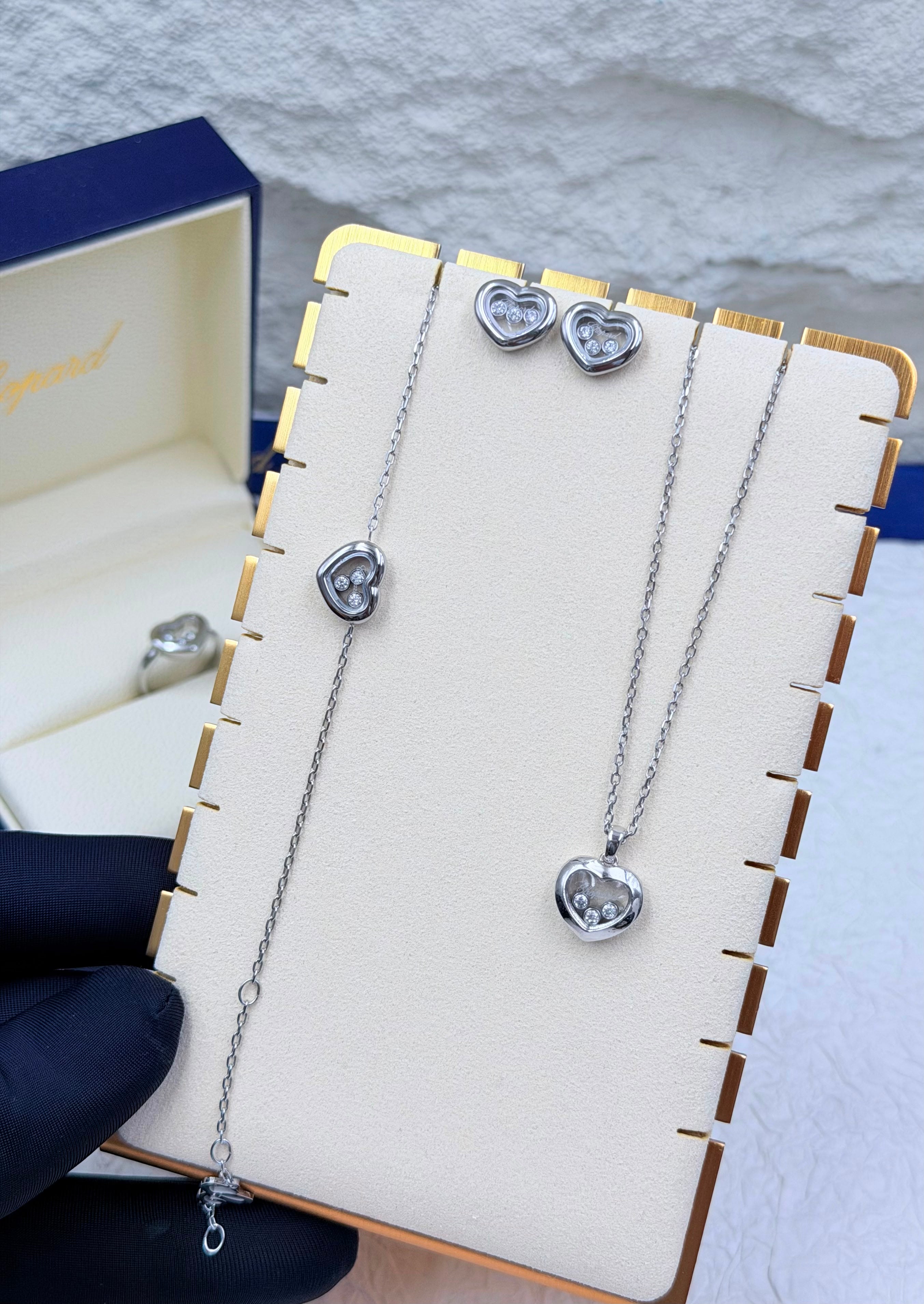Buy Chopard Gold Happy Diamonds set