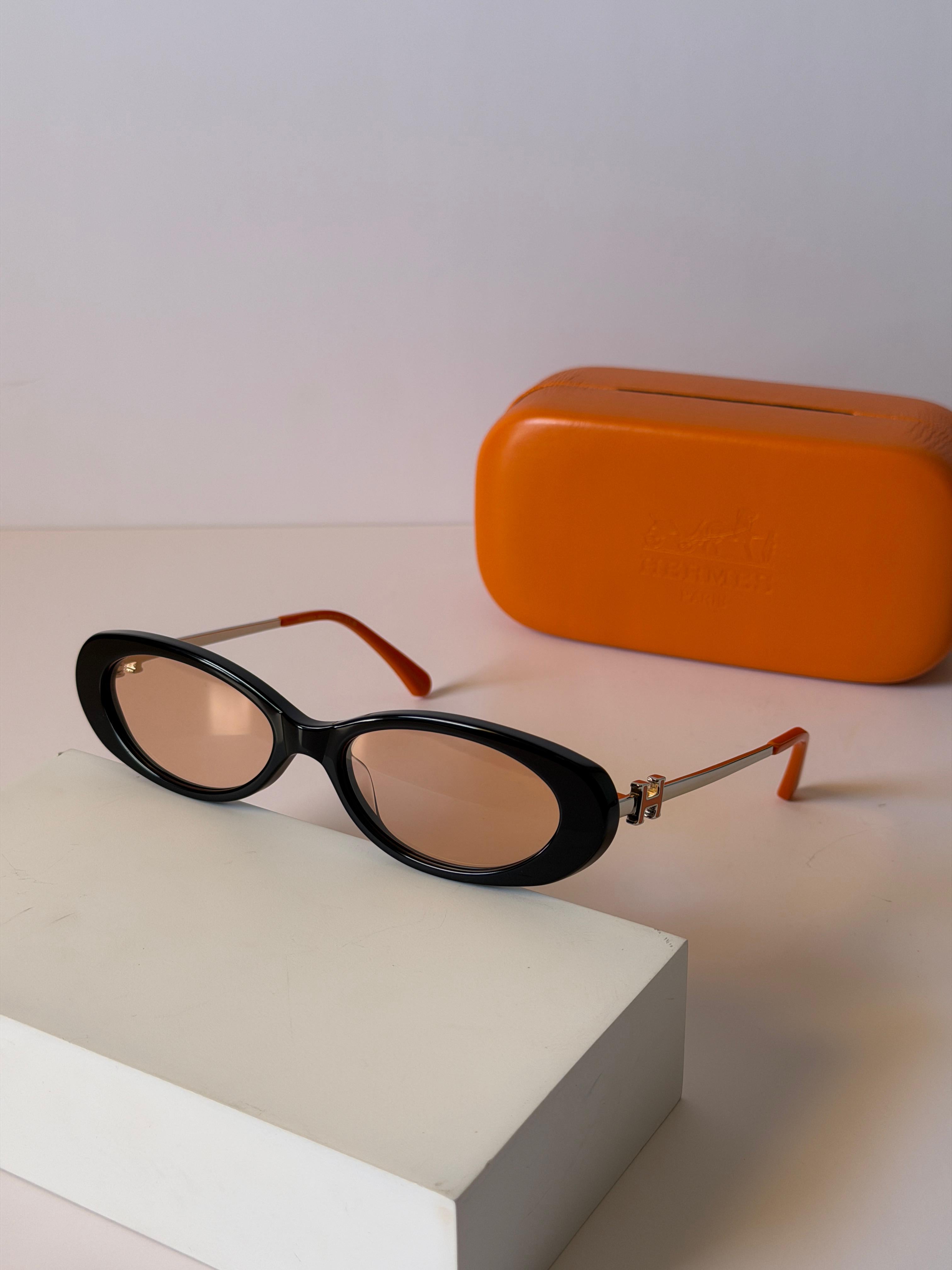 Hermes Oval Sunglasses