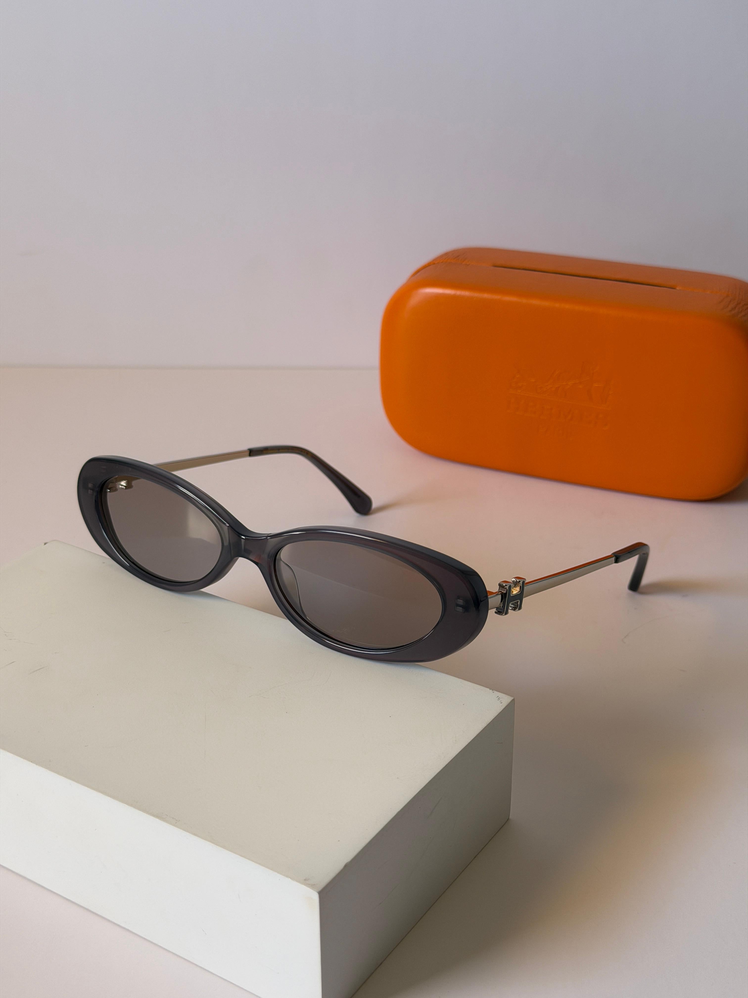 Hermes Oval Sunglasses