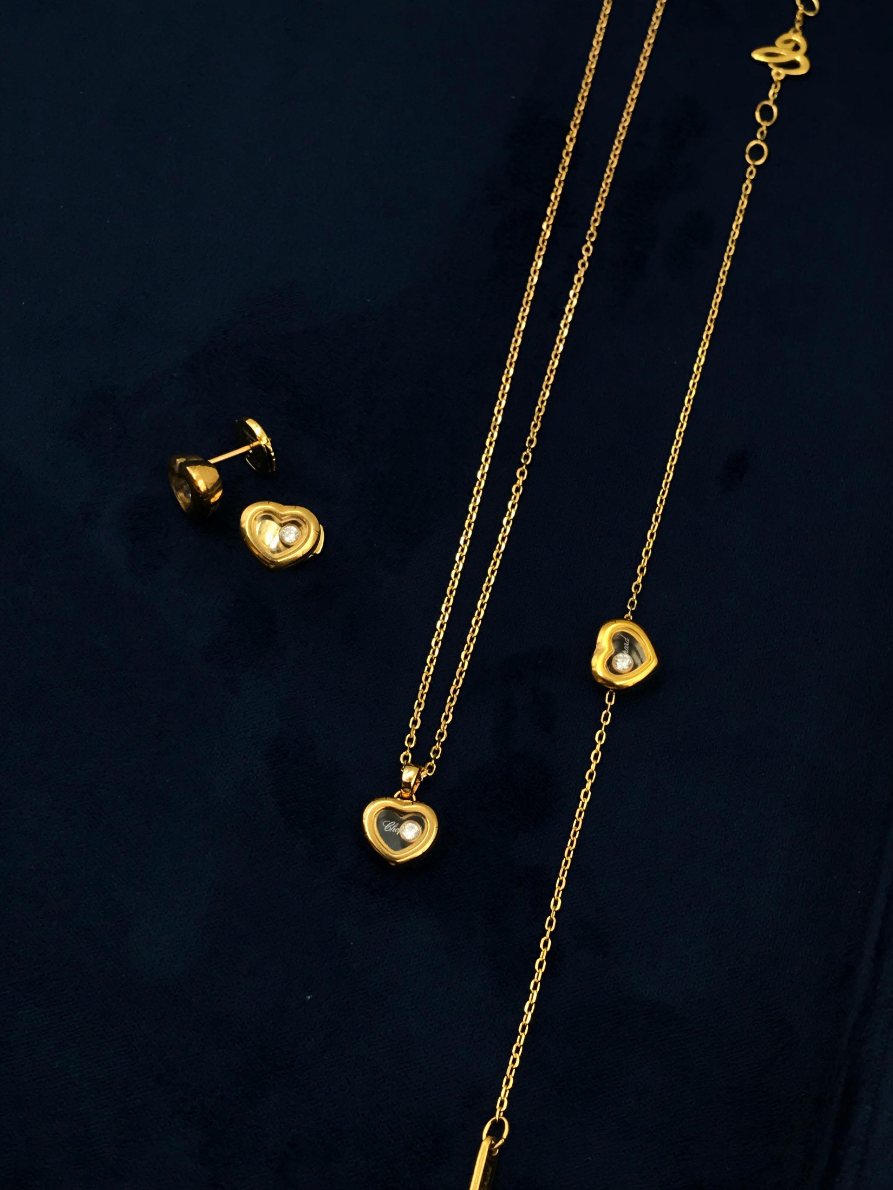 Buy Chopard Gold Happy Diamonds set