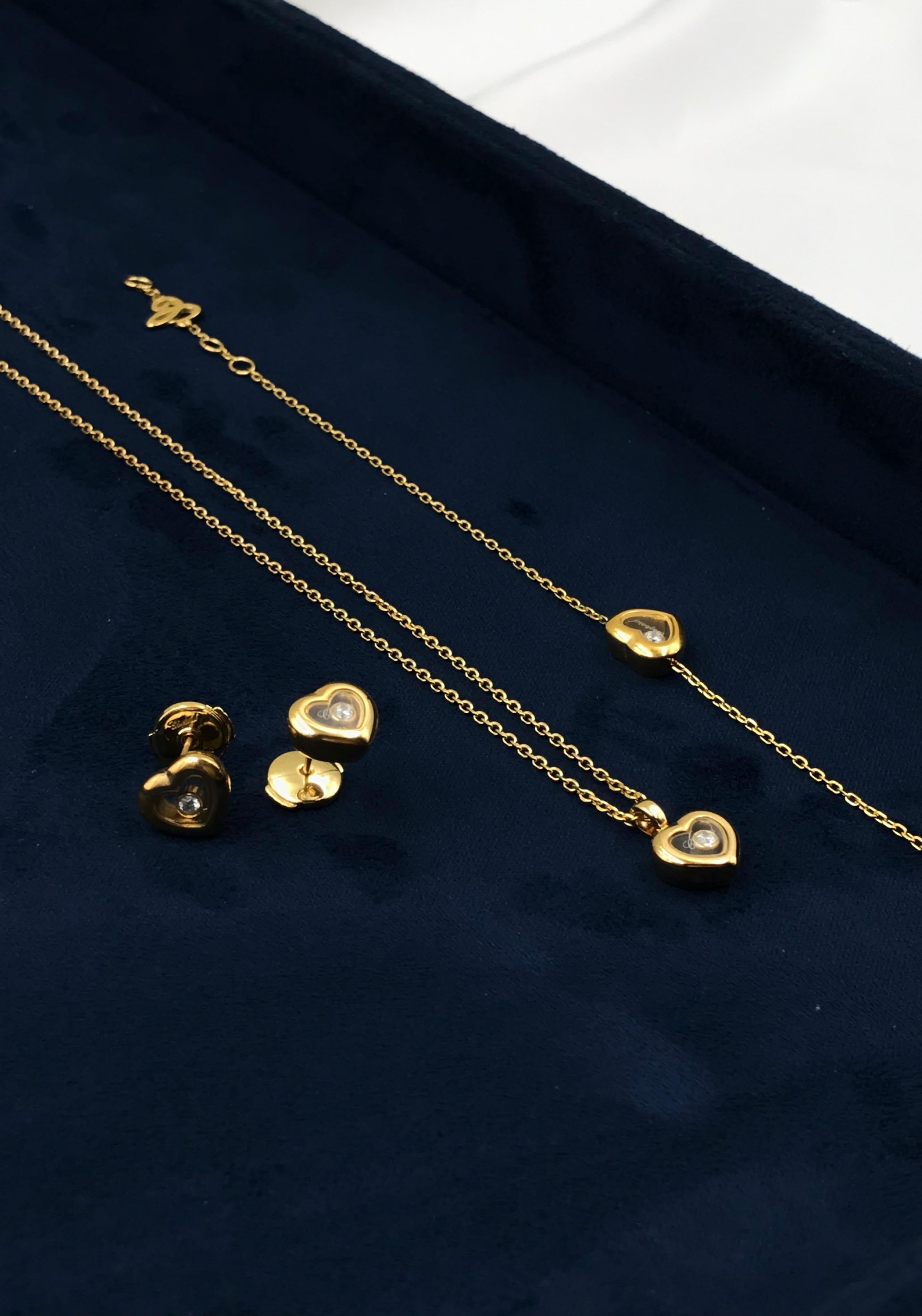 Buy Chopard Gold Happy Diamonds set