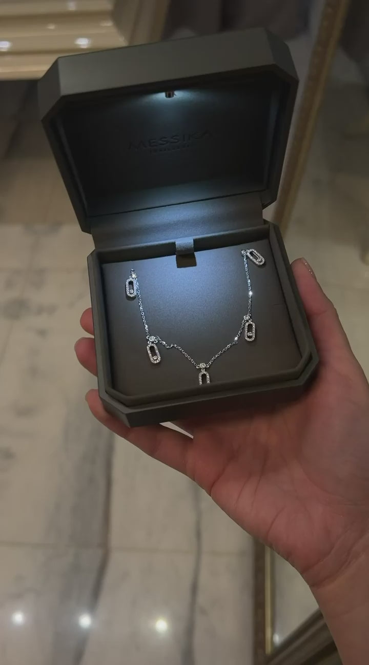 MESSIKA MOVE UNO PAVÉ DROP PENDANT CHOKER